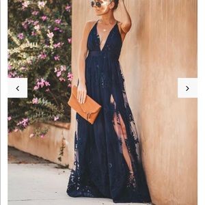 NWT navy blue dress